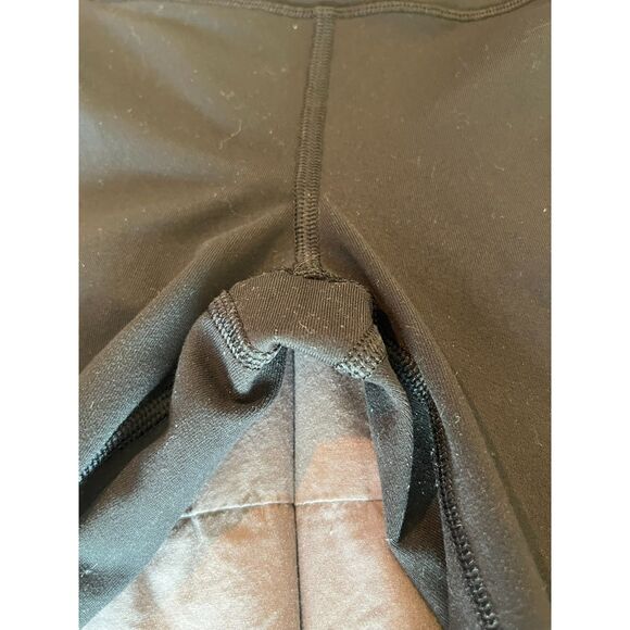 Knockout by Victoria's Secret Leggings Scalloped Mesh Black - Picture 6 of 11